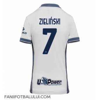 Inter Milan Piotr Zielinski #7 Tricou Fotbal Replică 2024-25 Femei Deplasare